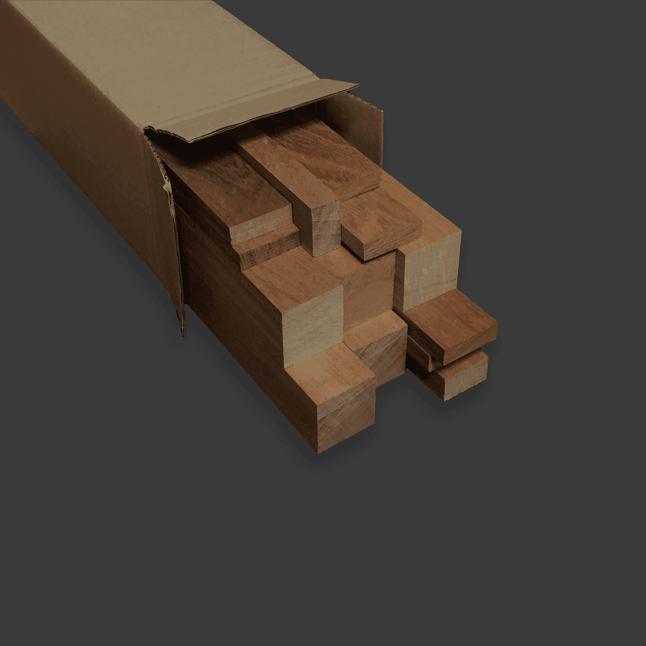 Box of Woody's: Geschaafd - Mix van maten - WoodyWorks