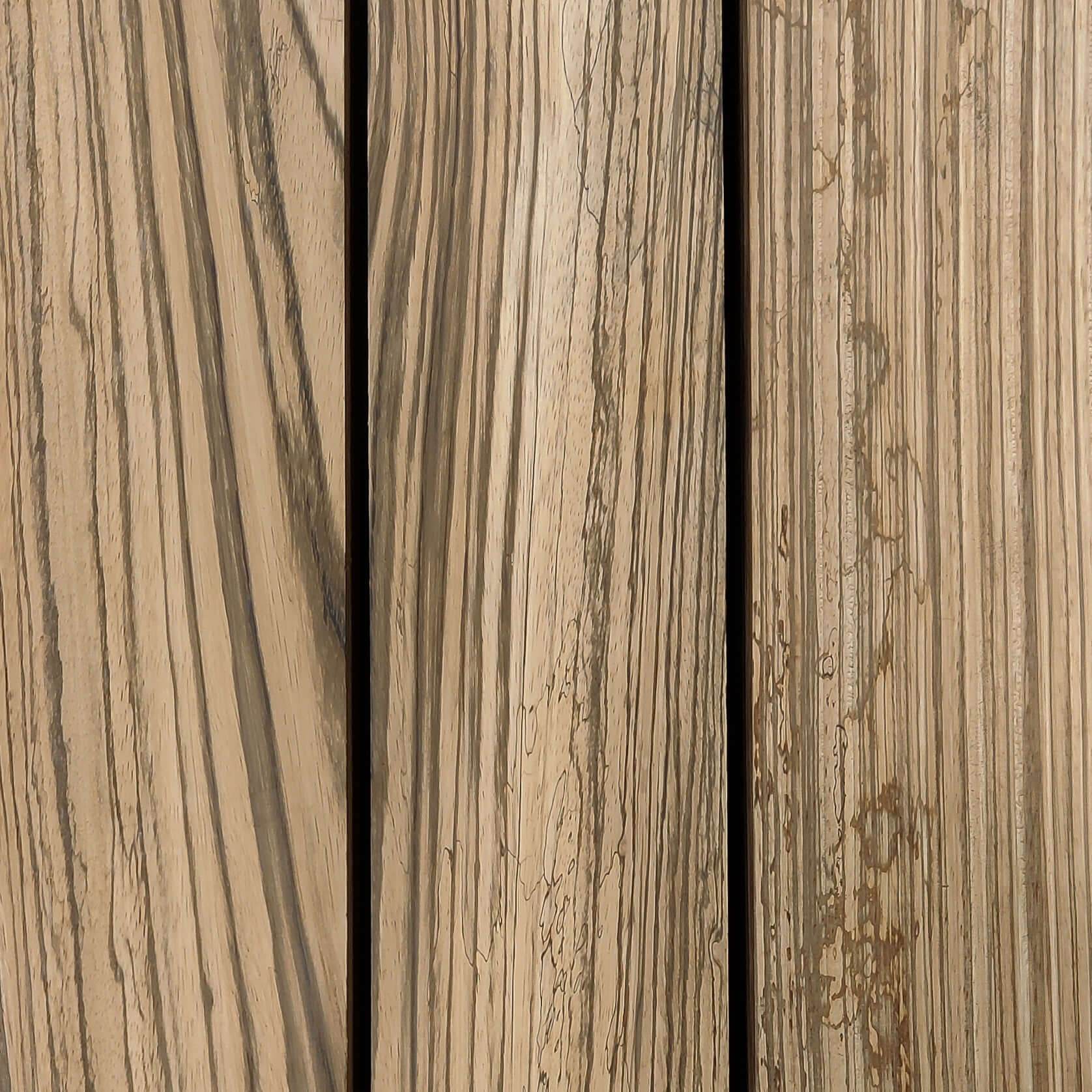 Zebrano - Latjes en Balkjes - WoodyWorks