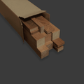 Box of Woody's: Geschaafd - Mix van maten - WoodyWorks